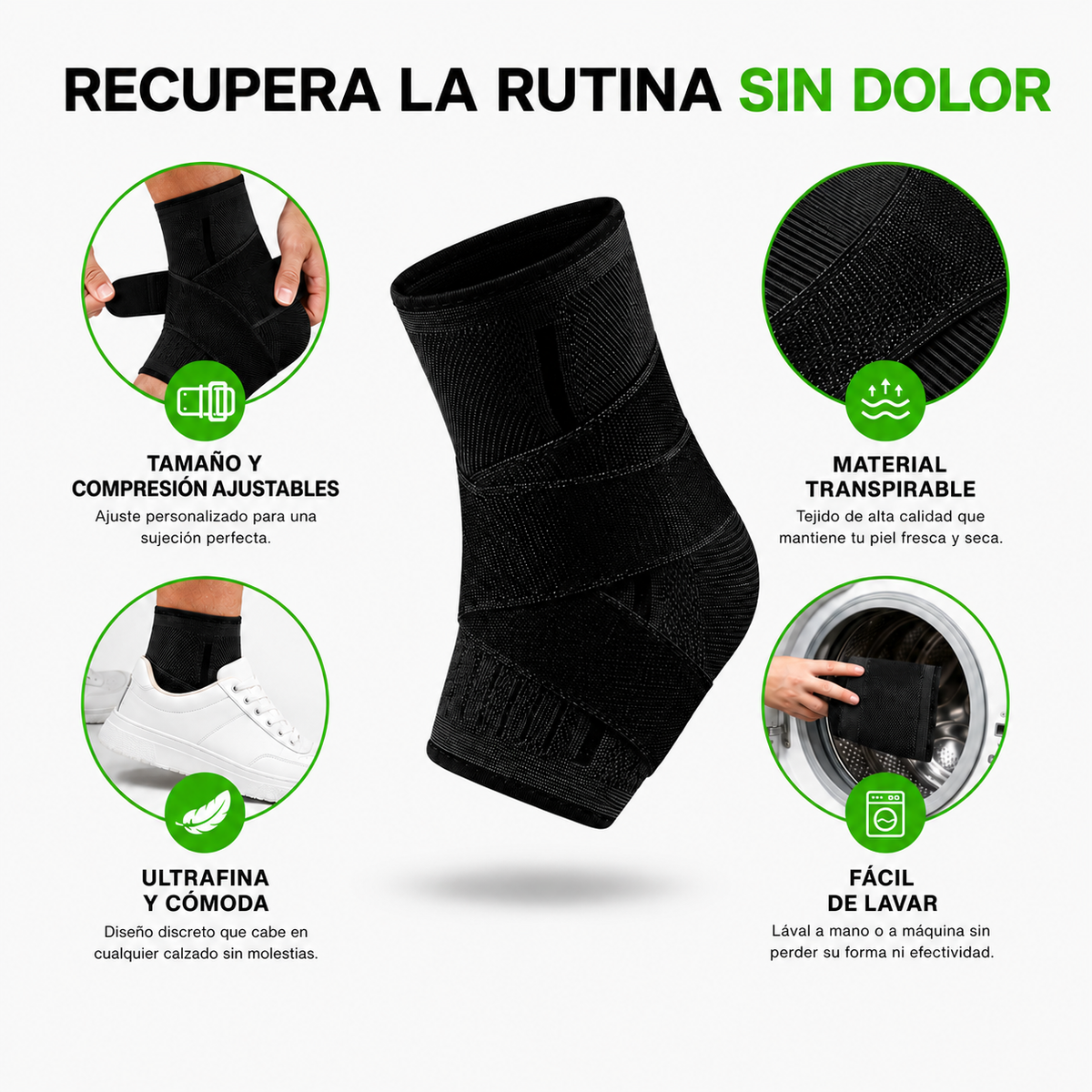 Soporte Compresivo: Alivio Dolor Diario